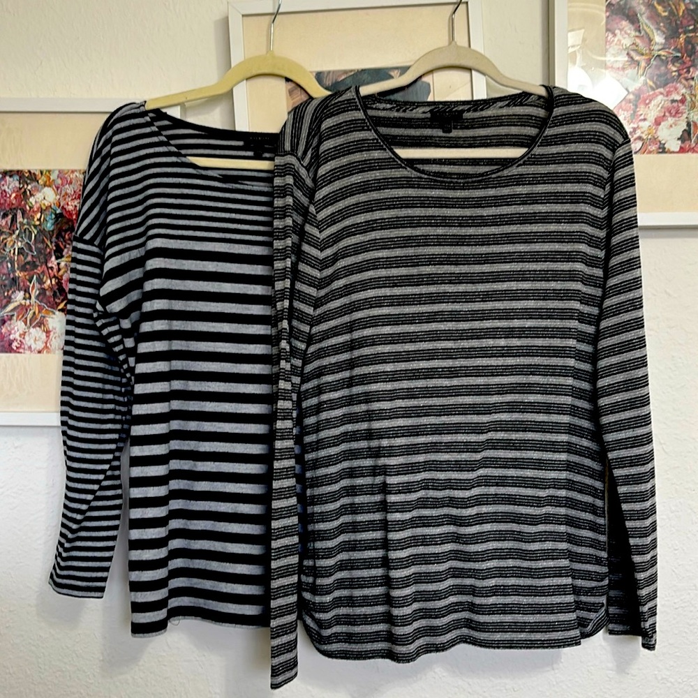 Two Talbots XLP long sleeve tees